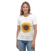 Women's T-shirt - Super Sunflower Burst