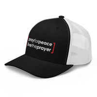 Trucker Cap: Pray For Peace Live The Prayer (multiple colors available)