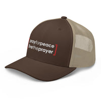 Trucker Cap: Pray For Peace Live The Prayer (multiple colors available)