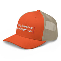 Trucker Cap: Pray For Peace Live The Prayer (multiple colors available)