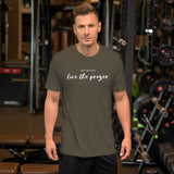 Short-Sleeve Unisex T-Shirt: Pray For Peace Live The Prayer. (multiple colors)