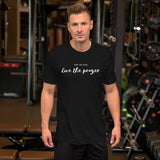 Short-Sleeve Unisex T-Shirt: Pray For Peace Live The Prayer. (multiple colors)