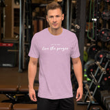 Short-Sleeve Unisex T-Shirt: Pray For Peace Live The Prayer. (multiple colors)