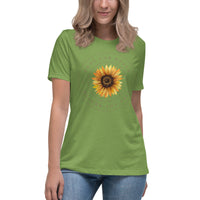 Women's Pray For Peace Live The Prayer. Sunflower T-Shirt