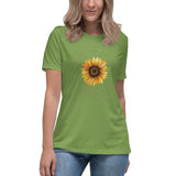 Women's Pray For Peace Live The Prayer. Sunflower T-Shirt